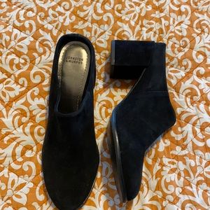 Johnston & Murphy Heeled Mules (Suede)